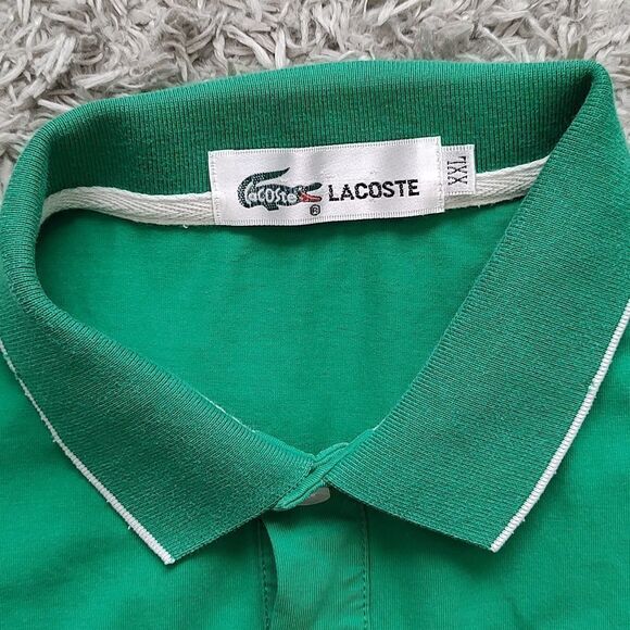 LACOSTE Men's Polo Vintage Sz XXL - Picture 9 of 13